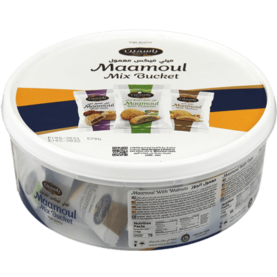 معمول ميكس تمر وجوز و فستق ياسمين 570غ معمول ميكس تمر وجوز و فستق ياسمين 570غ