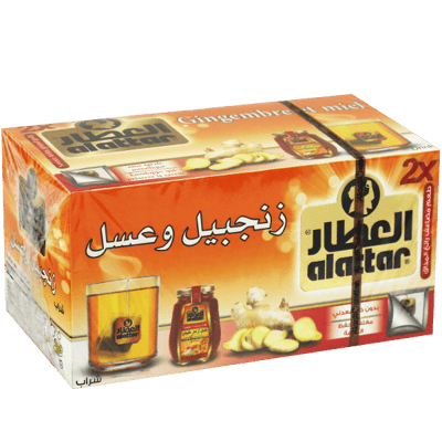 زهورات زنجبيل وعسل العطار 20 ظرف