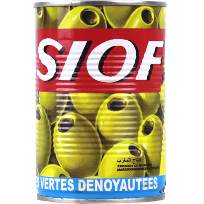 زيتون اخضر بلا بزر سيوف 420غ