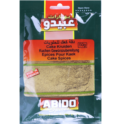 بهار دقة كعك للحلويات عبيدو 50غ