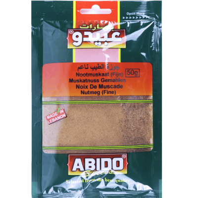 جوزة الطيب ناعمة عبيدو 50غ جوزة الطيب ناعمة عبيدو 50غ