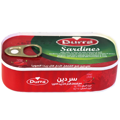 سردين حار الدرة 125غ سردين حار الدرة 125غ