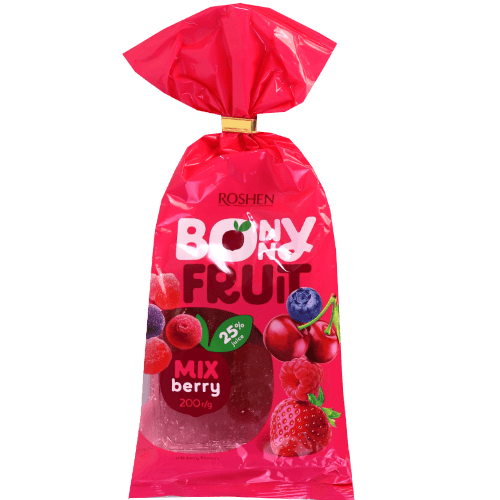 جيلاتين حلال توت ميكس بوني 200غ