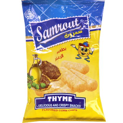 شيبس ذرة بالزعتر سمروت 34غ