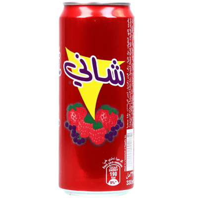 مشروب غازي فواكة شاني 330مل