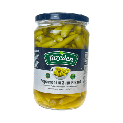 مخلل فليفلة حارة تازيدين 620غ