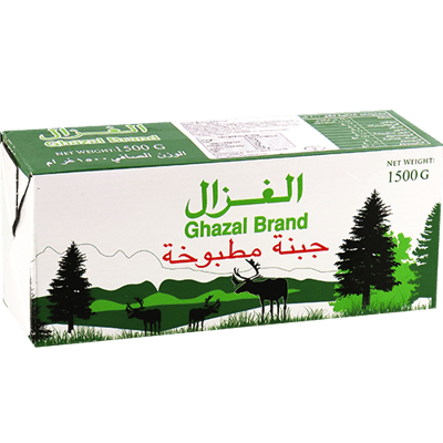 جبنة مطبوخة الغزال 1.5 كغ