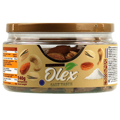 مكسرات مشكلة محمصة بالملح اولكس 140غ