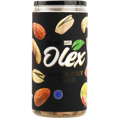 مكسرات مشكلة محمصة حار وليمون اولكس 500غ مكسرات مشكلة محمصة حار وليمون اولكس 500غ