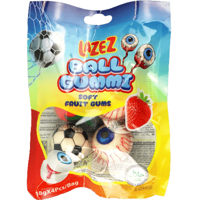 علكة كرات اشكال لذيذ 18غ