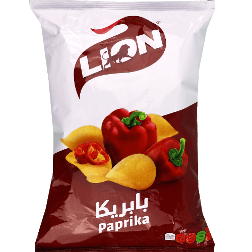 شيبس طعم البابريكا ليون 60غ