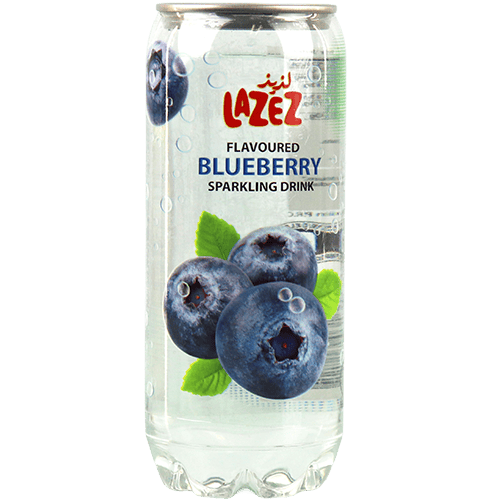 مياه غازية بنكهة بلوبيري لذيذ 350 مل