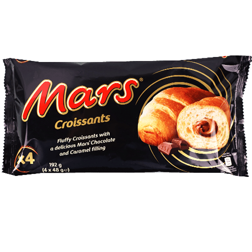 كرواسون مارس بالشوكولاتة والكراميل 4×48 غ 192 غ