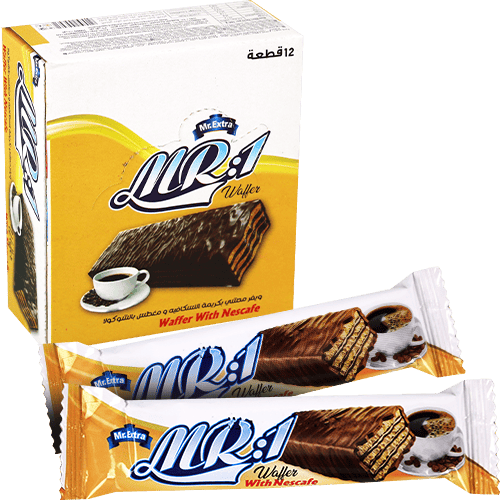 ويفر إم آر 1 بنكهة نسكافيه 12 قطعة