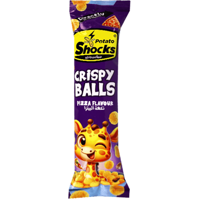كريسبي بولز بطعم البيتزا بوتيتو شوكس 15 غرام