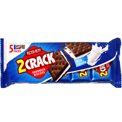 بسكويت ساندويش ميلك فانيلا روشن 190 غ