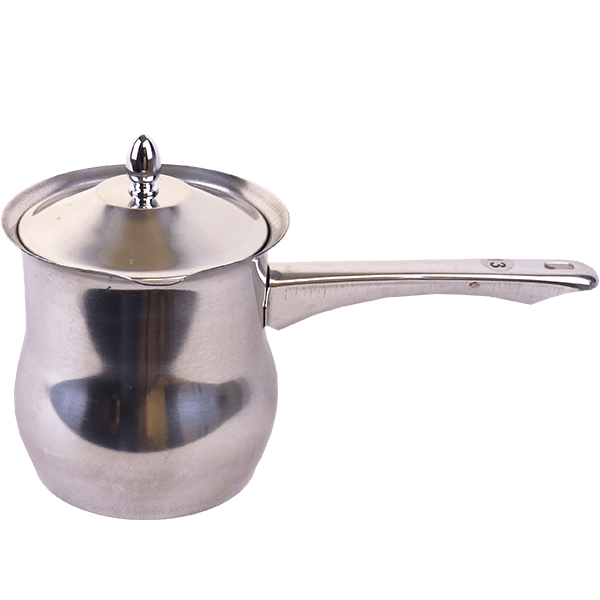 دولة قهوة مع غطاء ستانلس ستيل قياس 7