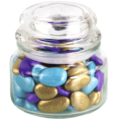 ملبس لوز ملون ضمن جرة فاخرة 225غ صافي