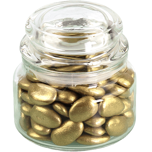 ملبس لوز ذهبي ضمن جرة فاخرة 225غ صافي