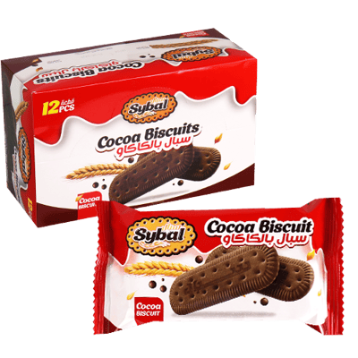 بسكويت كاكاو سيبال 12 قطعة