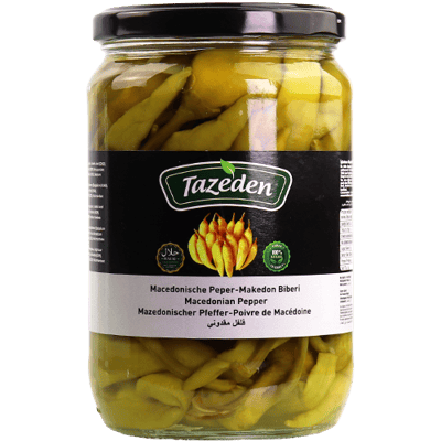 مخلل فليفلة مقدوني تازيدن 720مل