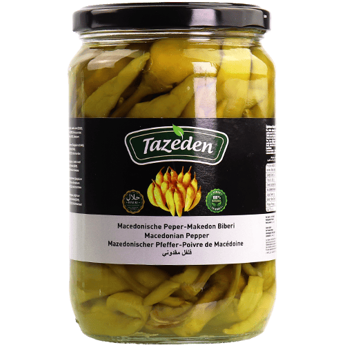 مخلل فليفلة مقدوني تازيدن 720مل