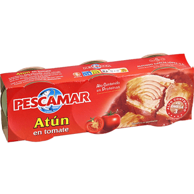 تونا مع الطماطم بسكمار 3قطع 80غ