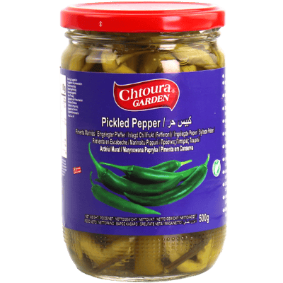 مخلل فليفلة حارة شتورة 500غ