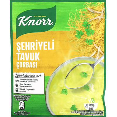 شوربة الدجاج مع الشعيرية كنور 54غ