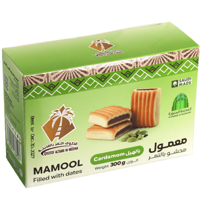 معمول محشو بالتمر بالهيل مصنع التمر بالمدينة 300غ