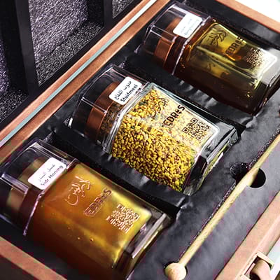 مجموعة عسل ادريس ضمن عبوة هدية