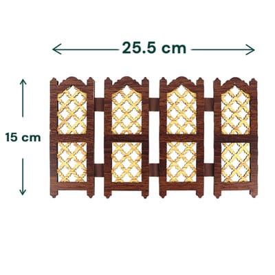 مجسم بارافان مشربية خشبية 25.5×15 سم