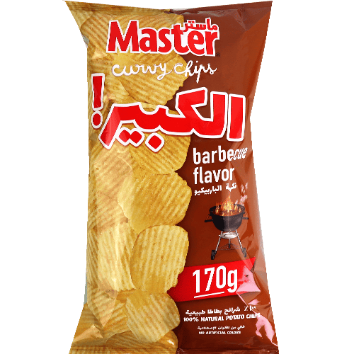 شيبس الكبير باربكيو ماستر 170غ
