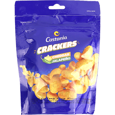 كراكرز شيدر هالبينو كاستانيا 100غ