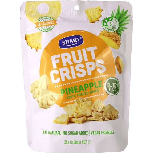 رقائق الأناناس مجففة بالتفريز شاري 25غ