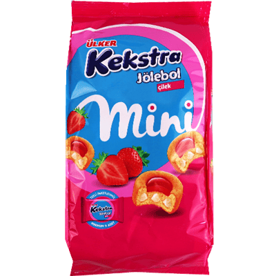 ميني كيك جيلي فراولة أولكر كيكسترا 150غ