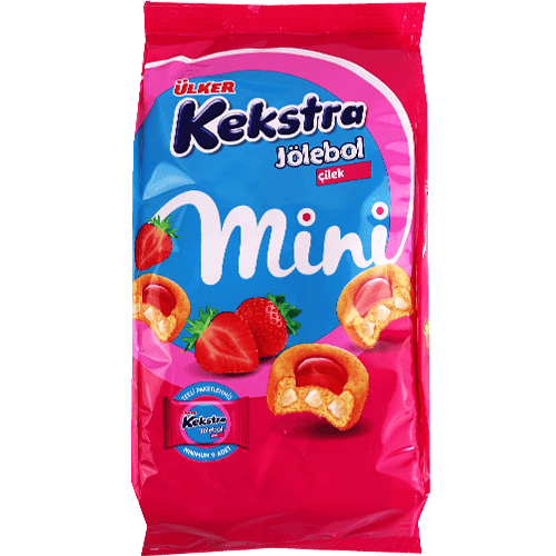 ميني كيك جيلي فراولة أولكر كيكسترا 150غ