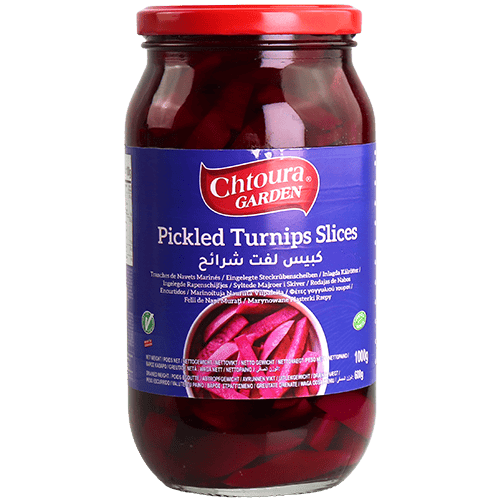 *شرائح مخلل لفت حدائق شتورة 1000غ *