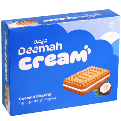 بسكويت جوز الهند ديمة 12 قطعة