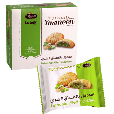 معمول بالفستق الحلبي ياسمين 8 قطع