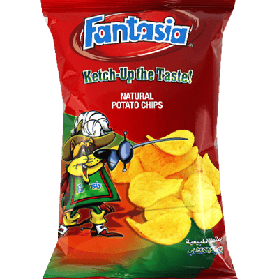 شيبس الكاتشب فانتازيا 90غ