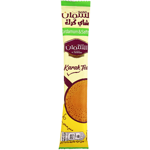 شاي كرك بالهيل والزعفران السمان 20غ