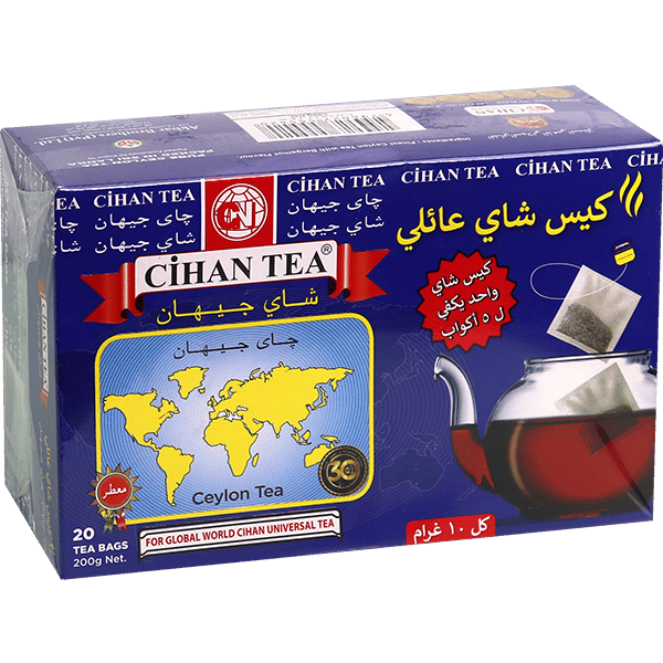 شاي جيهان أكياس عائلية إيرل جراي 20 ظرف 10 غ