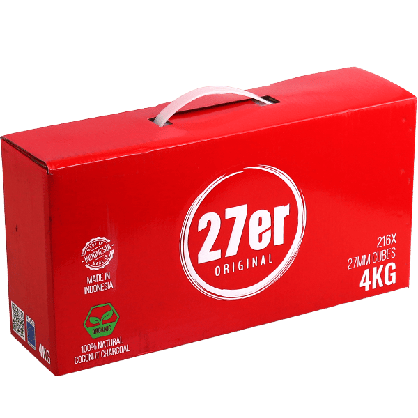 فحم جوز الهند 27 اوريجينال 4كغ