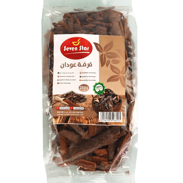 قرفة عودان لحاء سفن ستار 250غ